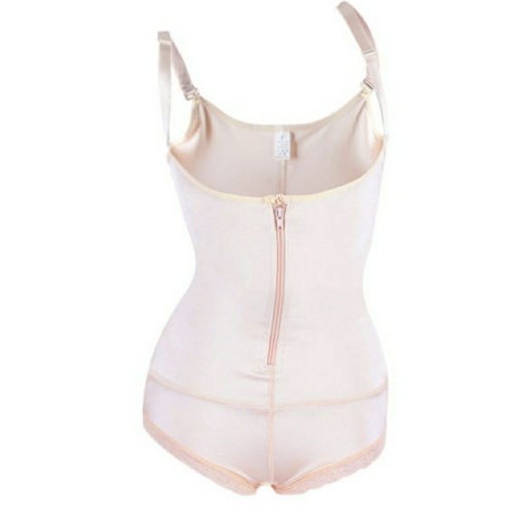 2022 Black Full Body Shaper High Compression Strappy Waist shaper abdominal comp - Picture 4 of 7